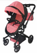 Коляска для куклы Carrello Fortuna 9695 Peach Pink 2 в 1 с сумочкой 9695-PP фото 5