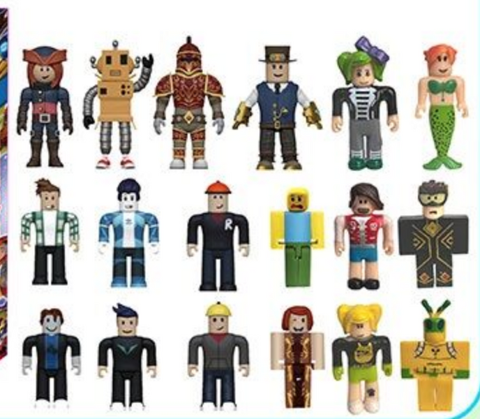 Великий набір ігрових фігурок у стилі відомої гри Roblox 99311, 18 персонажів у коробці (висота 6.5 см) 192776 фото