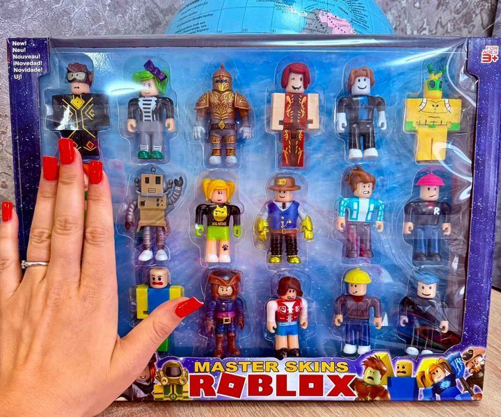 Великий набір ігрових фігурок у стилі відомої гри Roblox 99311, 18 персонажів у коробці (висота 6.5 см) 192776 фото