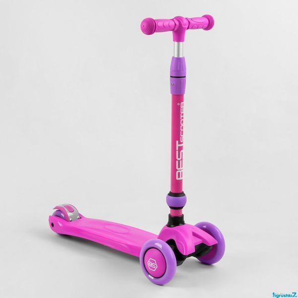 Самокат-велобіг 3в1 Best Scooter BS-26566: Батьківська ручка, сидіння та амортизатори 105656 фото