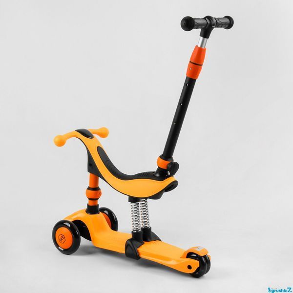 Самокат-беговел 3в1 Best Scooter BS-50584: Родительская ручка, сиденье и амортизаторы 105657 фото