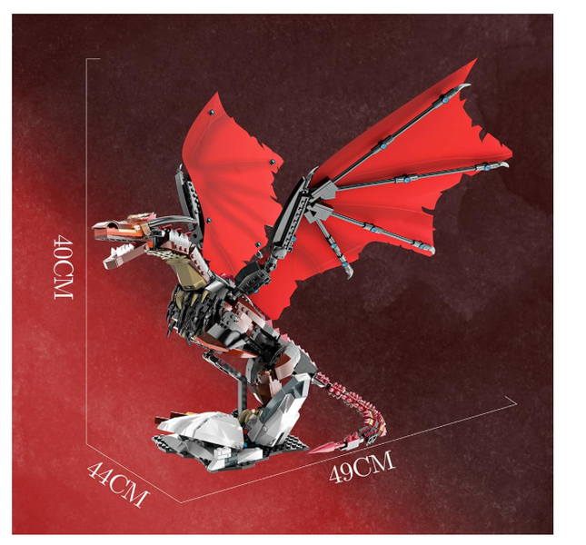 3D-конструктор Dragon Blocks Собери собственного дракона, 1019 дет 7071 фото