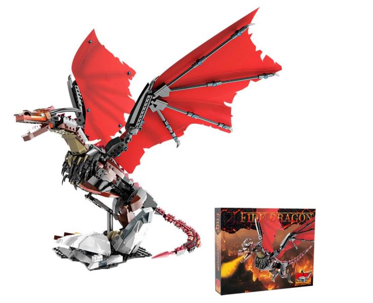 3D-конструктор Dragon Blocks Собери собственного дракона, 1019 дет 7071 фото
