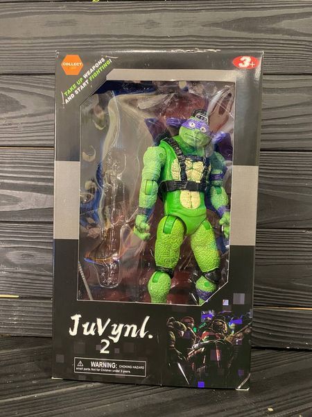 Велика фігурка Черепашки-ніндзя шарнірні фігурки - Донателло зі зброєю 079958 фото
