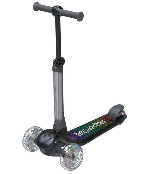 Детский трехколесный самокат Best Scooter LS-28099: подсветка руля и деки (7 цветов) 193231 фото