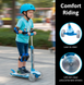 Детский трехколесный самокат Best Scooter LS-28099: подсветка руля и деки (7 цветов) 193232 фото 3