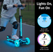 Дитячий триколісний самокат Best Scooter LS-28099: підсвічування керма та деки (7 кольорів) 193233 фото 8