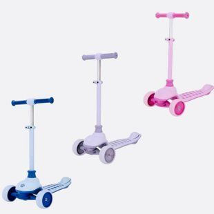 Дитячий триколісний самокат Best Scooter J-4266-032: колеса зі світлом та складне кермо 193229 фото
