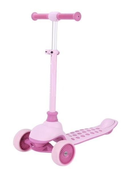 Дитячий триколісний самокат Best Scooter J-4266-032: колеса зі світлом та складне кермо 193229 фото