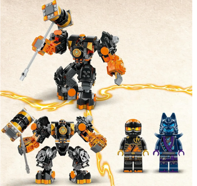 Конструктор Bela Ниндзяго "Робот земной стихии Коула", 235 деталей Ninjago 11806 фото