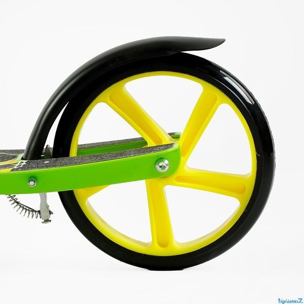 Двоколісний самокат Best Scooter FL-20085: Колеса 200 мм, амортизатор та ручне гальмо 150145 фото