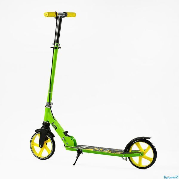 Двоколісний самокат Best Scooter FL-20085: Колеса 200 мм, амортизатор та ручне гальмо 150145 фото