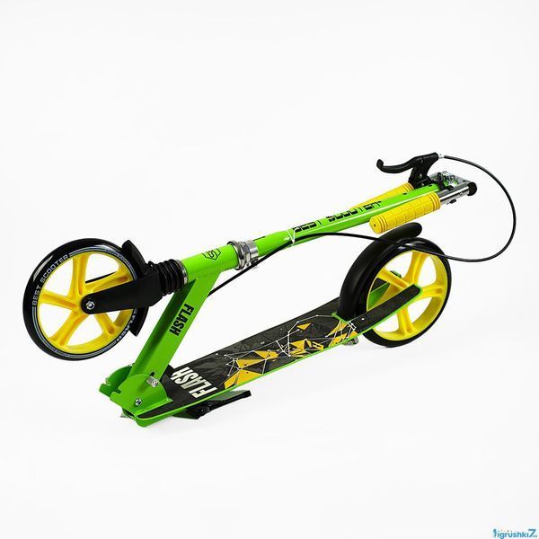 Двоколісний самокат Best Scooter FL-20085: Колеса 200 мм, амортизатор та ручне гальмо 150145 фото
