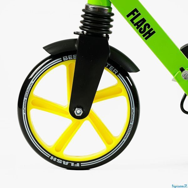 Двоколісний самокат Best Scooter FL-20085: Колеса 200 мм, амортизатор та ручне гальмо 150145 фото