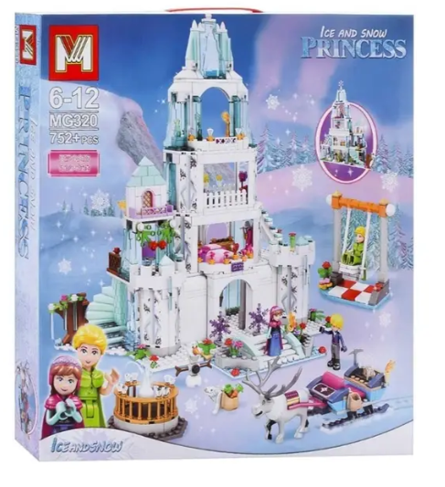 Конструктор "Замок принцеси Ельзи Frozen", 752 детали, Холодное сердце MG320 фото