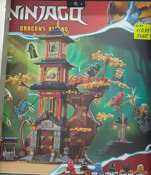 Конструктор Ninjago: Храм драконьей энергии 1029 элементов 11095 фото