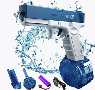 Водяной пистолет Глок электрический для детей Water Gun Glock на аккумуляторе 7778 фото