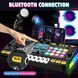 Дитяча інтерактивна музична установка DJ-пульт 8 D 8 A з акумулятором 3.7V, USB-зарядкою, піаніно, мікрофоном на стійці, записом та світлозвуковими ефектами 181346 фото 5