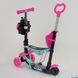 Самокат 5в1 Best Scooter 26901 Абстракція: Трансформер з батьківською ручкою та світловими колесами 84217 фото 4
