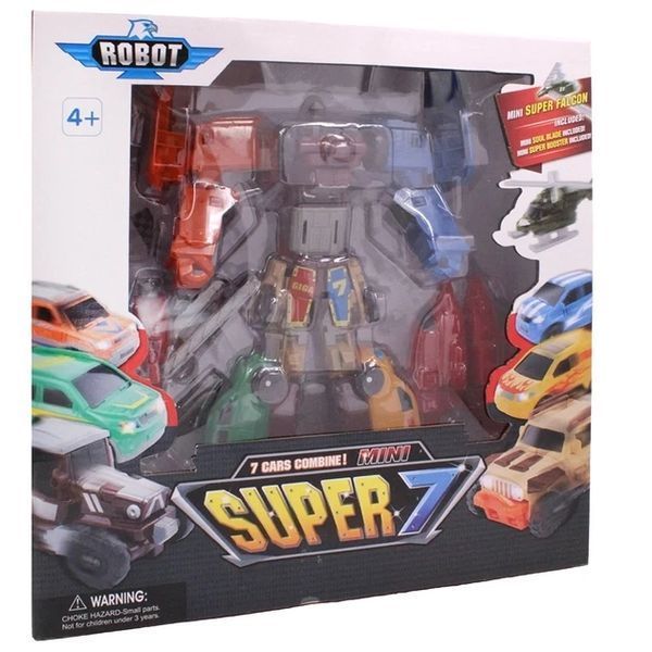 Трансформер Тобот Гіга 7 Tobot Giga mini 7в1 28 см 7в1 фото