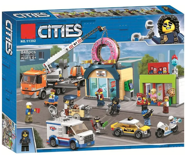 Конструктор Cities 11392 Магазин 848 шт 11392 фото