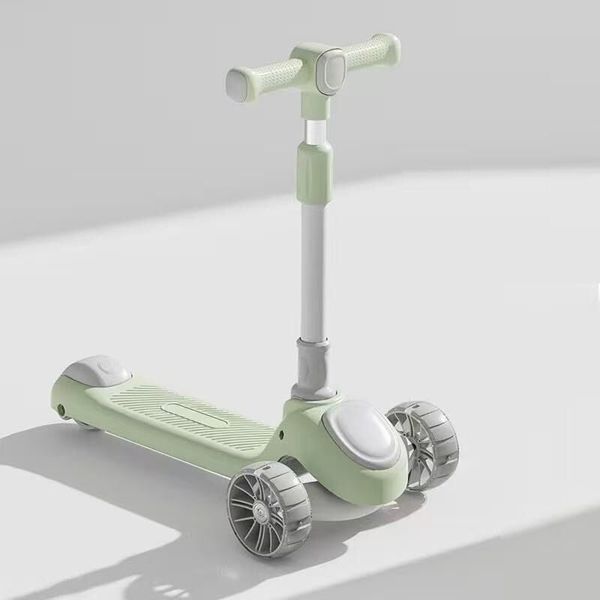 Детский трехколесный самокат "Skyper" JM-4170/24: колеса со светом, музыка и подсветка платформы 194623 фото