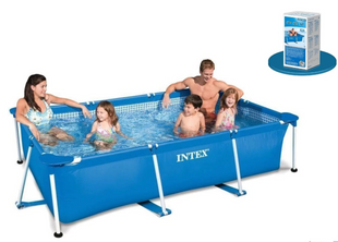 Каркасный бассейн Intex 28271 (260х160х65 см): прямоугольный бассейн серии Small Frame 28271 фото