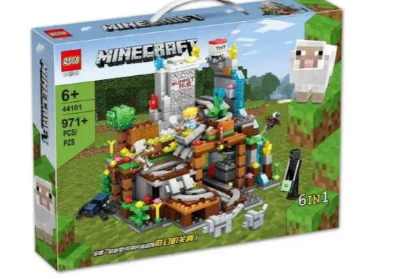 Конструктор 44101 "Minecraft: My World. Шахта Горная пещера 6в1 Майнкрафт" 971 деталь 44101 фото