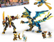 Конструктор Ninjago &laquo;Стихійний дракон проти імперського робота&raquo; з 6 героями та 1038 деталями 11096 фото 2