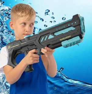 Электрический водяной пистолет 7.4V с мега-мощным аккумулятором и автоматическим набором воды 171657 фото