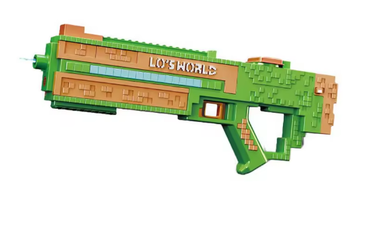 Автоматичний водний автомат LQS'WORLD Lighting Version у стилі Minecraft (45 см) з LED-підсвіткою та адаптером для пляшки 193391 фото