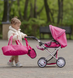 Дитяча коляска для ляльок Оригінал 2 в 1 Carrello Unica 9346 Hot Pink (Рожева) &mdash; з люлькою та сумкою 9346 фото 7