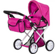 Дитяча коляска для ляльок Оригінал 2 в 1 Carrello Unica 9346 Hot Pink (Рожева) &mdash; з люлькою та сумкою 9346 фото 1