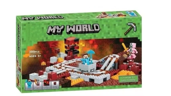 Конструктор Star toys 399 ел. My world Підземна залізниця 10620A фото