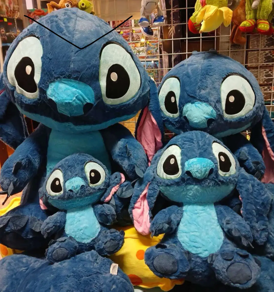 М'яка іграшка Стіч "Stich" 70 см 004224 фото