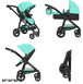 Детская коляска для кукол 2 в 1 Carrello Ultra 9696 Ultra Green: Стильный трансформер с сумкой 9696 фото 1
