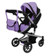 Коляска для куклы 2в1 Carrello Fortuna 9695 PURPLE Фиолетовая 9695-P фото 1