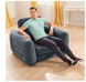 Надувное кресло-кровать Intex 66551 Pull-Out Chair (117х224х66 см) с подстаканником 85318 фото 3