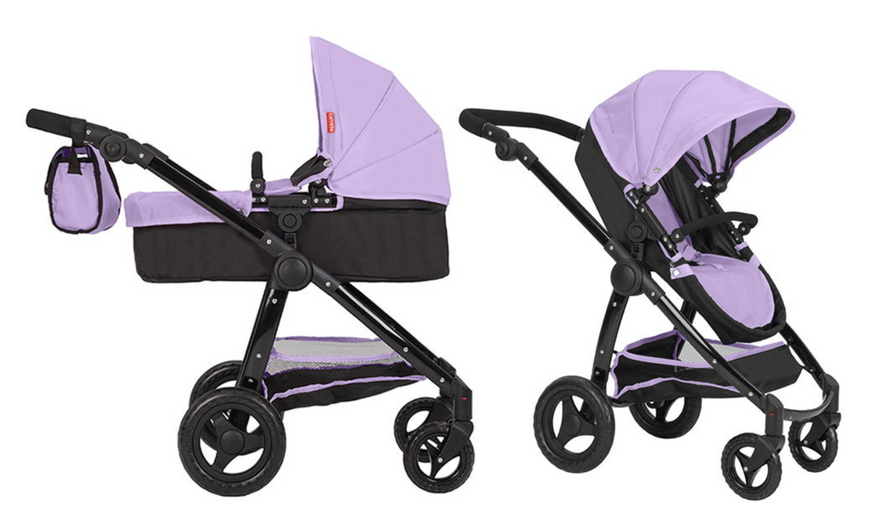 Коляски для ляльок 2 в 1 Carrello Ultra 9696 Purple 9696-Purple фото