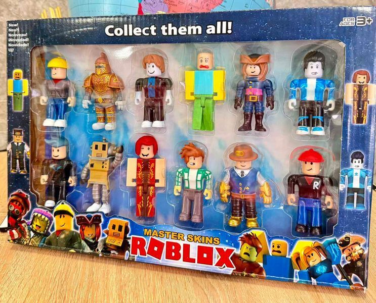 Набір ігрових фігурок у стилі відомої гри Roblox, 12 героїв у коробці (висота 6.5 см) 184855 фото