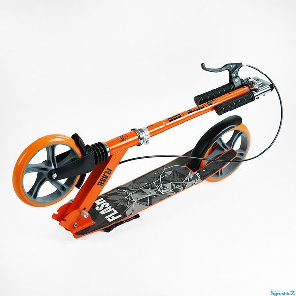 Двухколесный самокат Best Scooter FL-80811: Колеса 200 мм, амортизатор и двойной тормоз 127931 фото