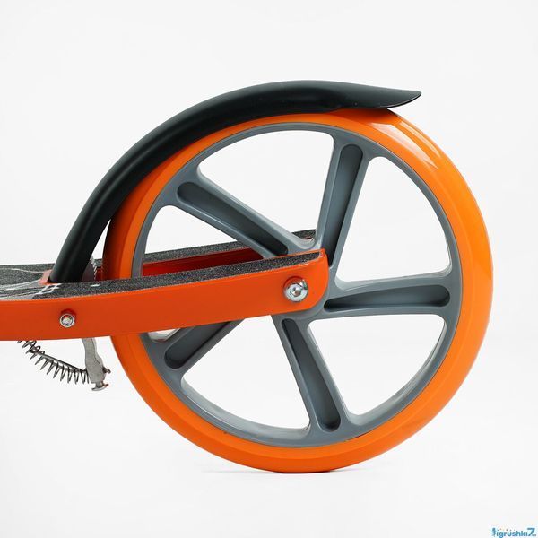 Двухколесный самокат Best Scooter FL-80811: Колеса 200 мм, амортизатор и двойной тормоз 127931 фото