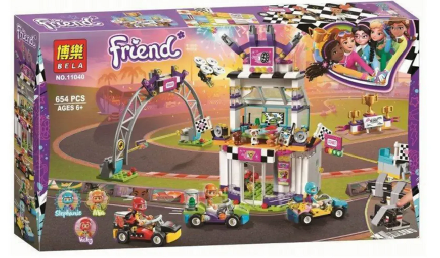 Конструктор Bela Friends "Большая гонка", 654 деталей (11040) 11040 фото