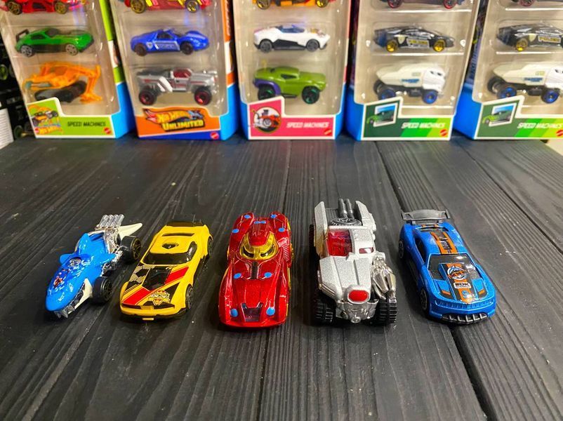 Hot Wheel Набор металических машинок из 5 штук 709-5 фото