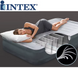 Intex Велюр матрас 67768 размер 137х191х33 см, полуторный, со встроенным насосом 220V 67768 фото 4